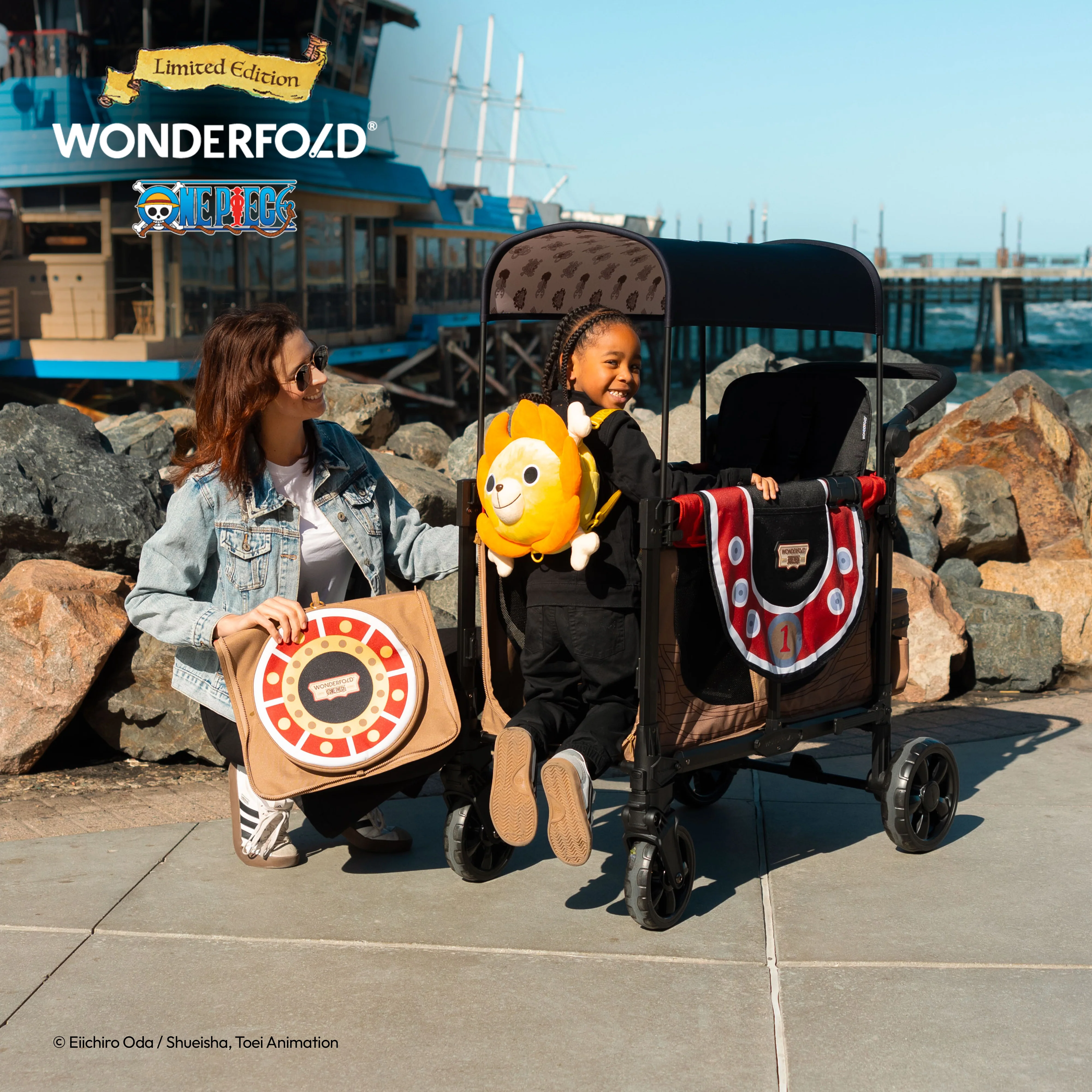 ONE PIECE Thousand Sunny Stroller Wagon(4 Seater) - Image 11