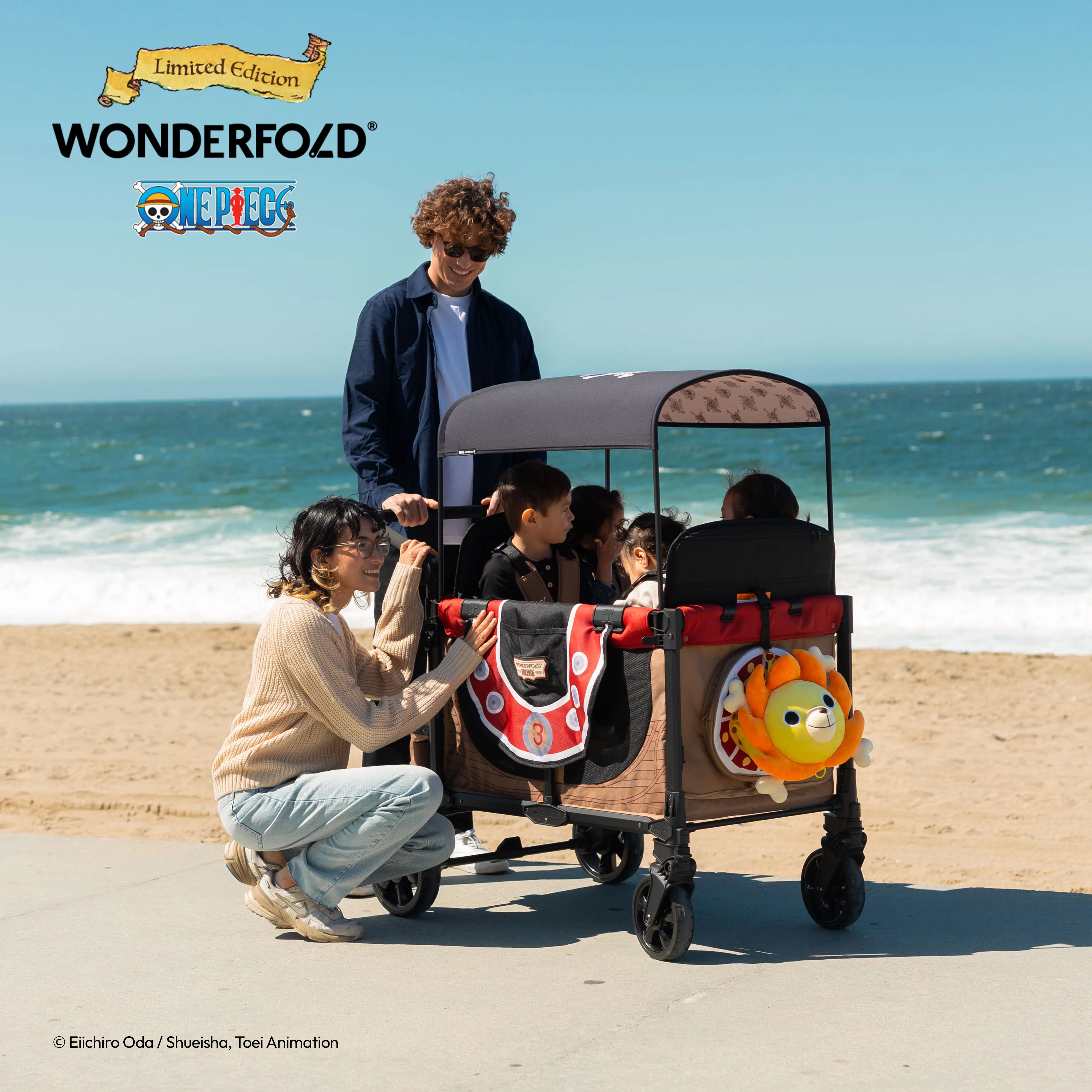 ONE PIECE Thousand Sunny Stroller Wagon(4 Seater) - Image 16