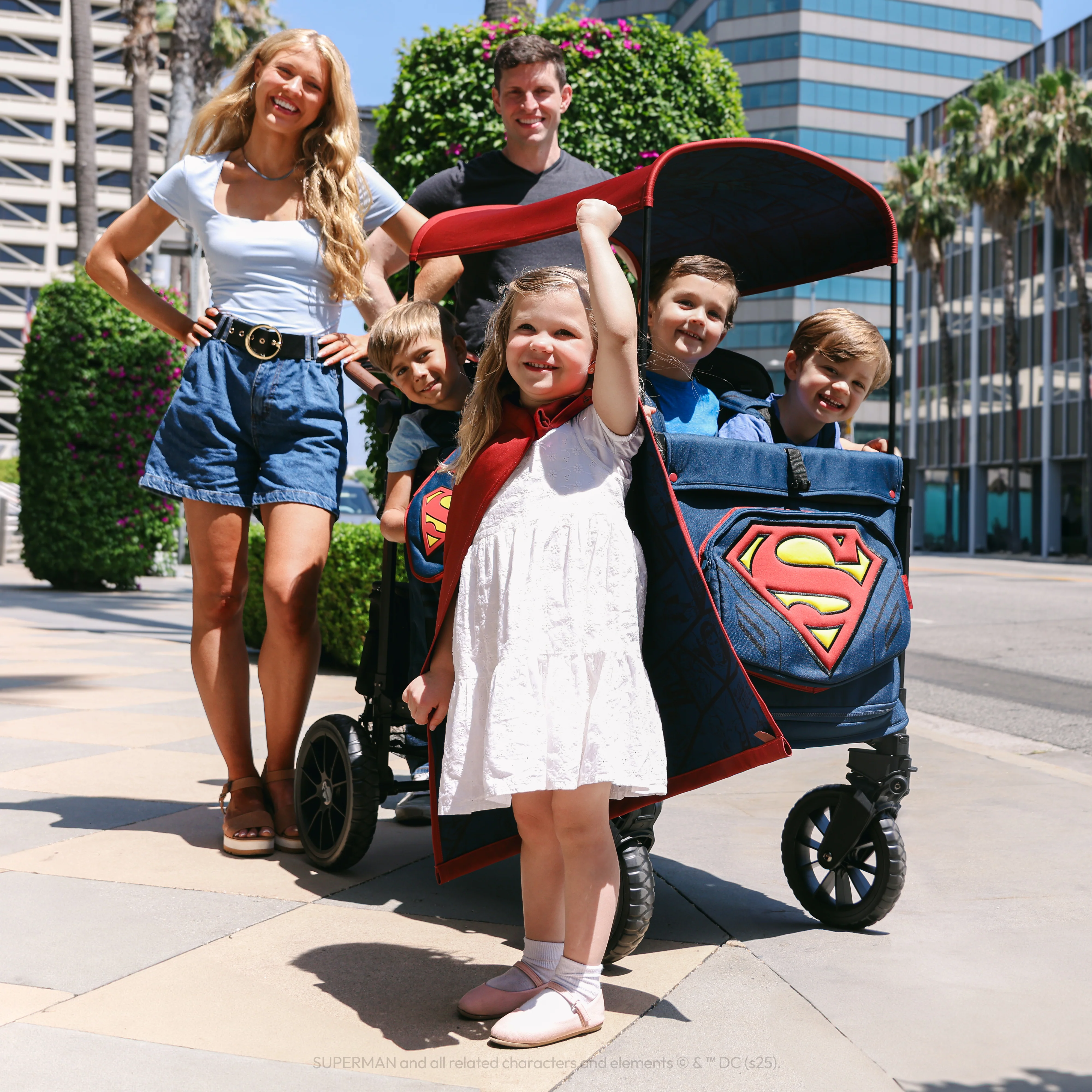 Superman Luxe Pro Stroller Wagon (4-Seater) - Image 10