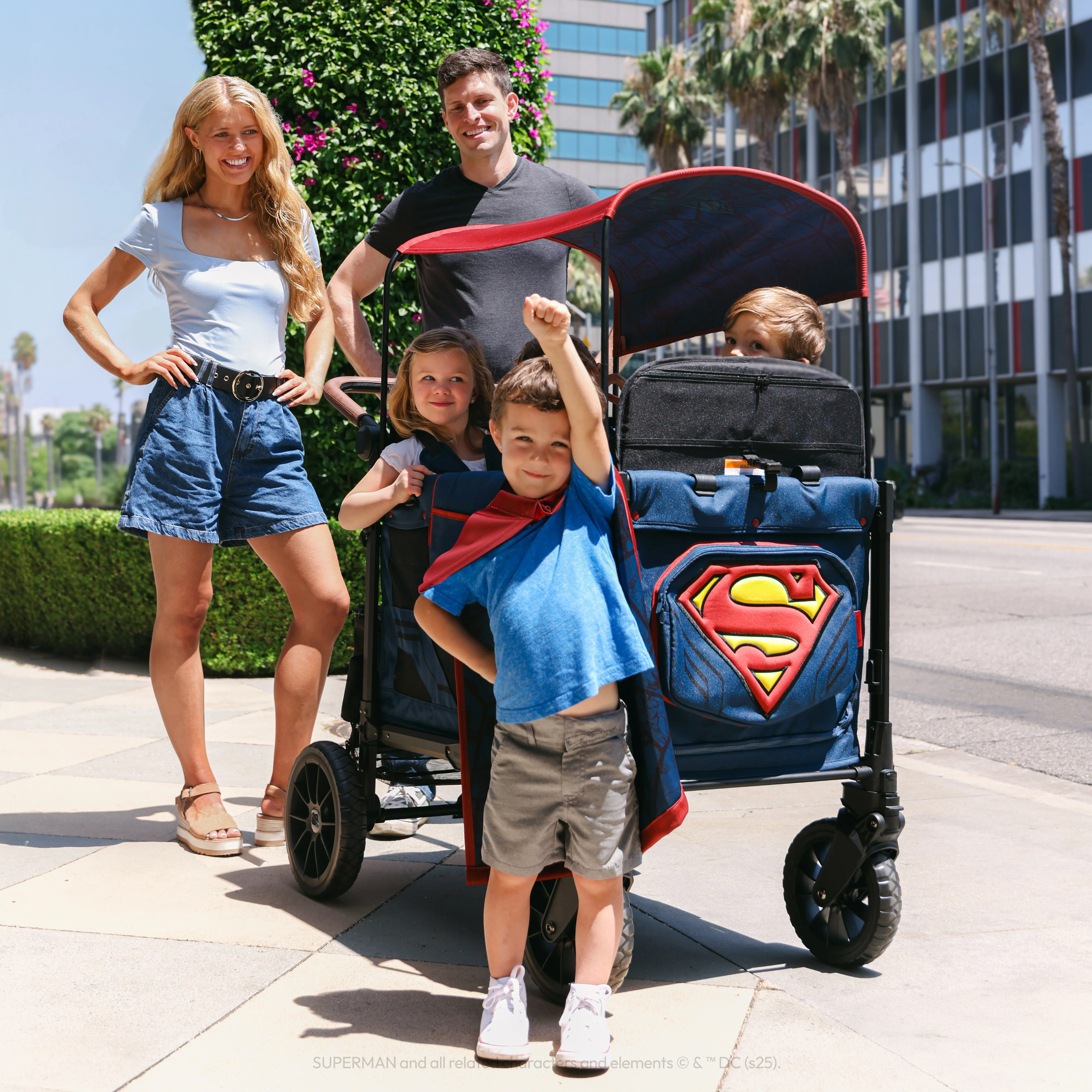 Superman Luxe Pro Stroller Wagon (4-Seater) - Image 8